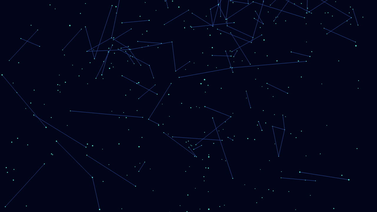 Stunning night sky shining stars form intricate constellation shapes