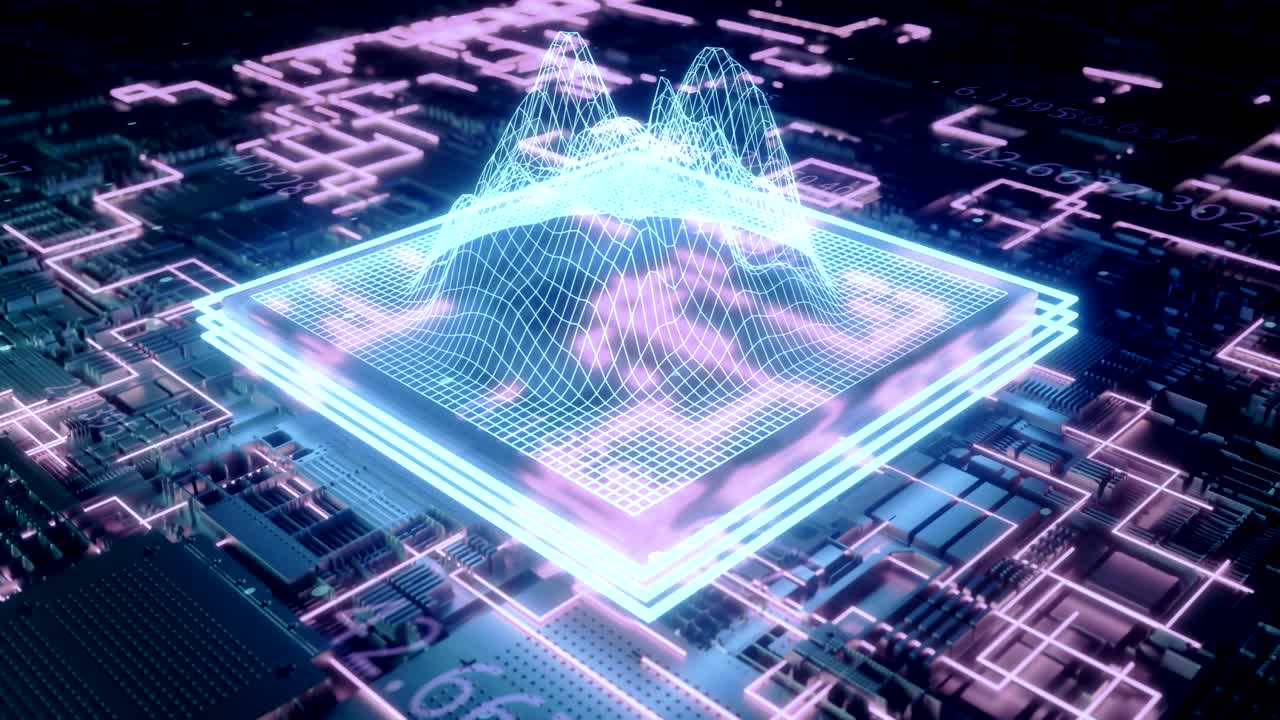 4K Futuristic CPU.