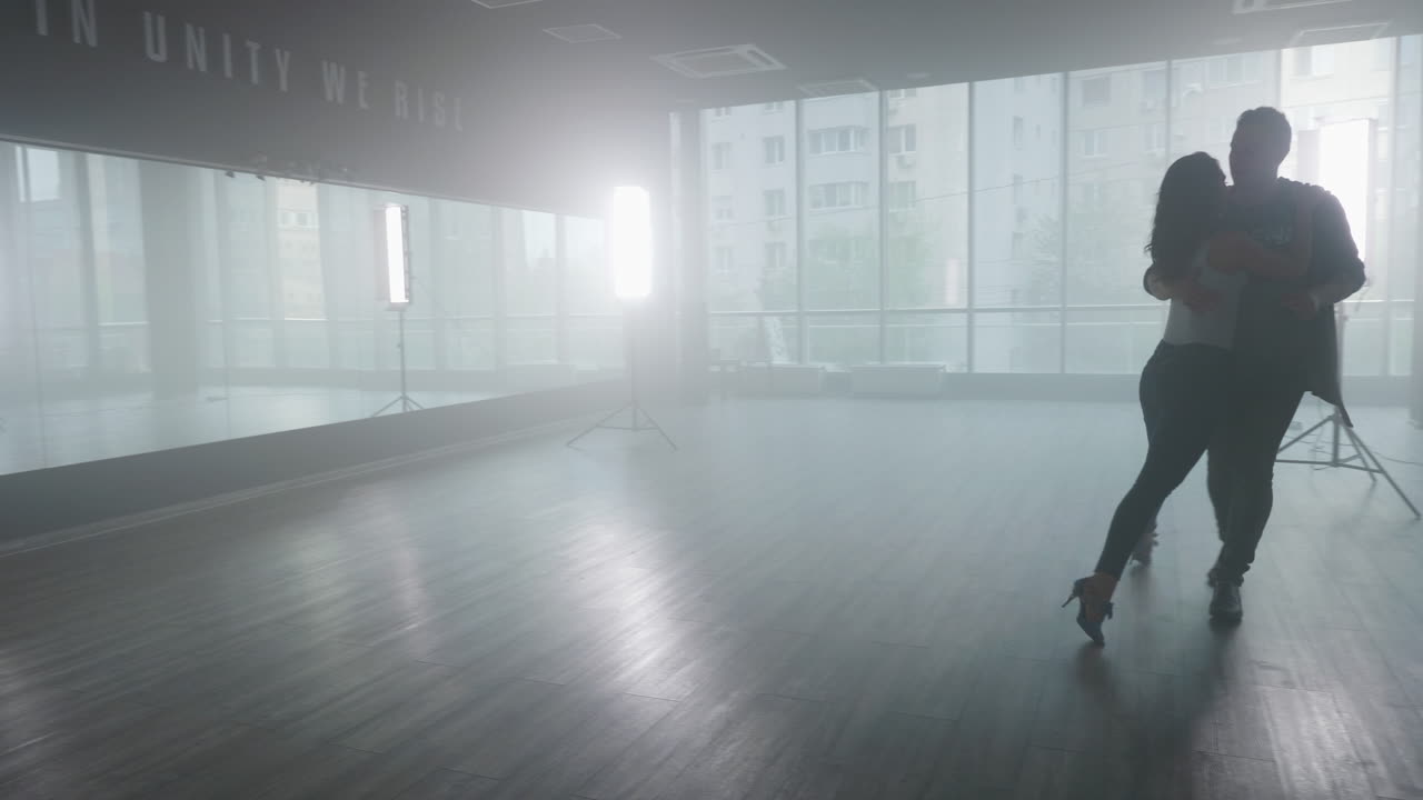 Couple Dancing in Studio