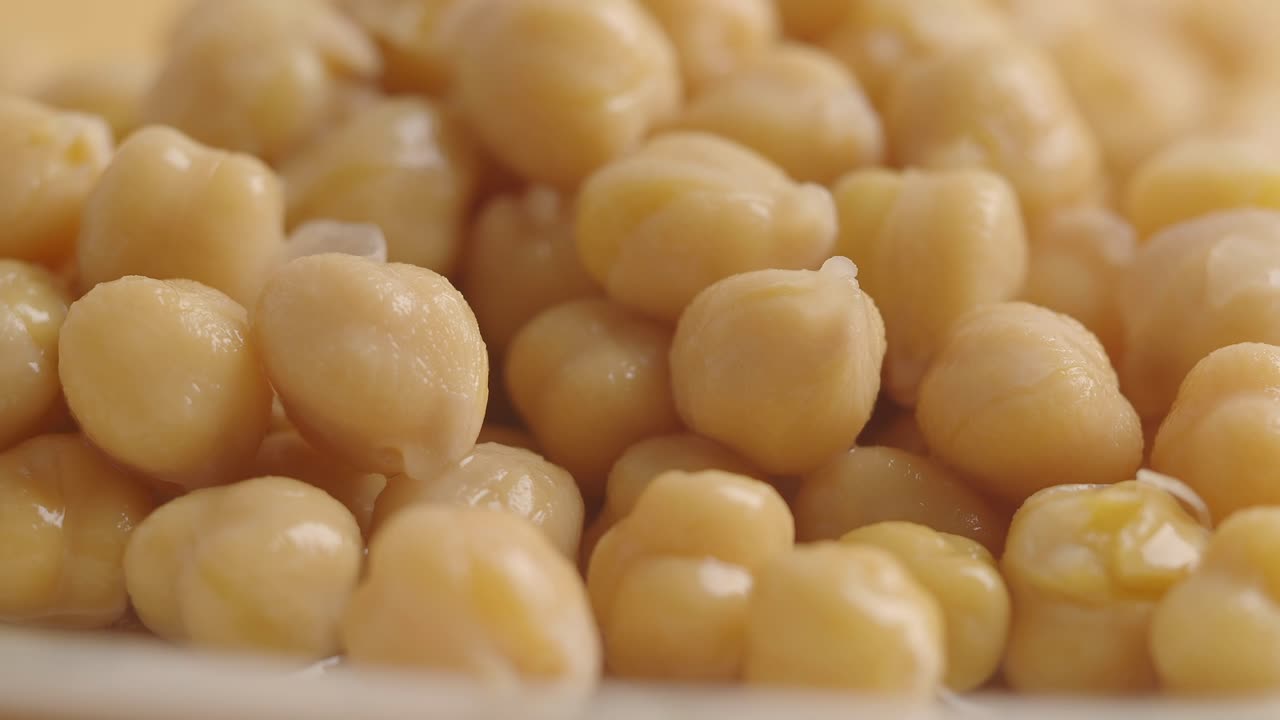 Primo Piano di Ceci Freschi Cotti