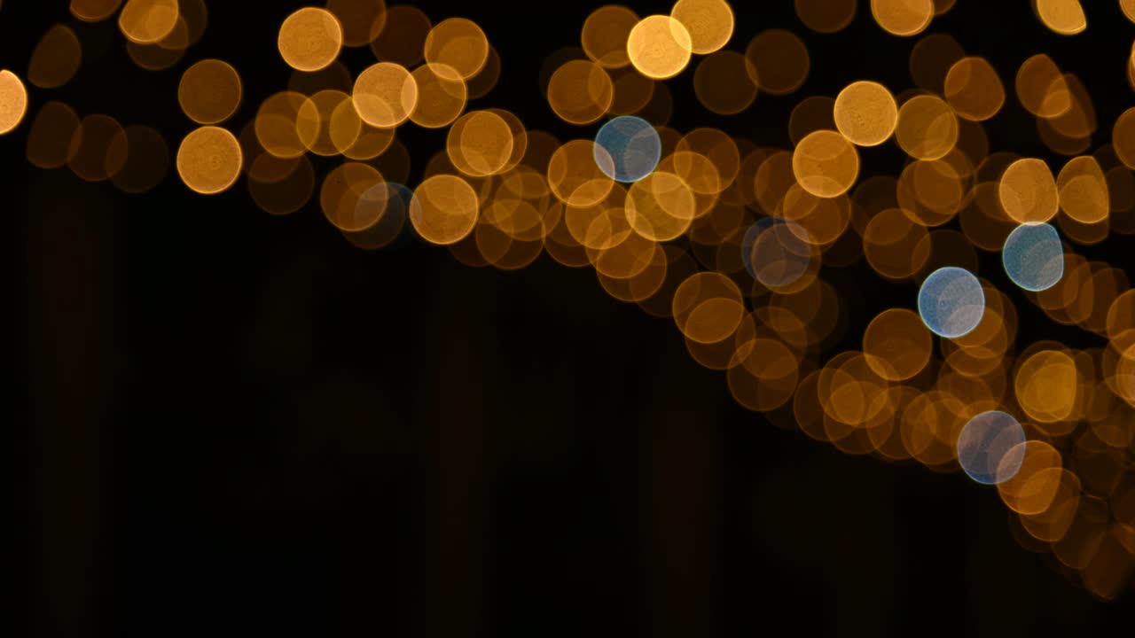 luces doradas de navidad fondo bokeh