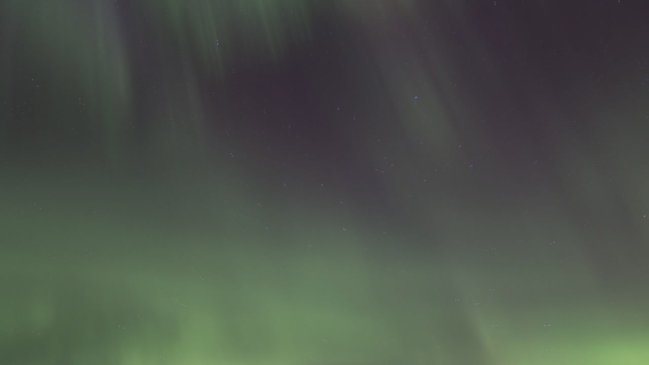 Seamless Loop Northern Lights Shimmer Twinkle Iridescent Starry Sky
