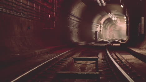 deep metro tunnel under construction