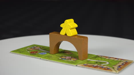 carcassonne extensión 4 las fichas del juego de tablero de la torre en detalle