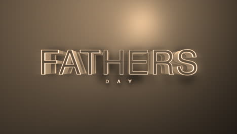 Happy-Father's-Day-neon-greeting-card-with-blurred-family-background