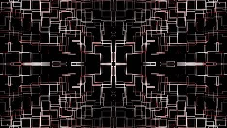 animación de formas abstractas pulsantes para paneles y pantallas led