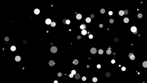 fondo de bokeh de partículas abstractas