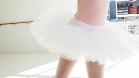 Ballerina-practicing-ballet-dance