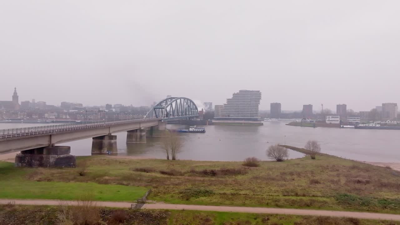 Vintage Locomotive Ride to Nijmegen – Captured by Drone