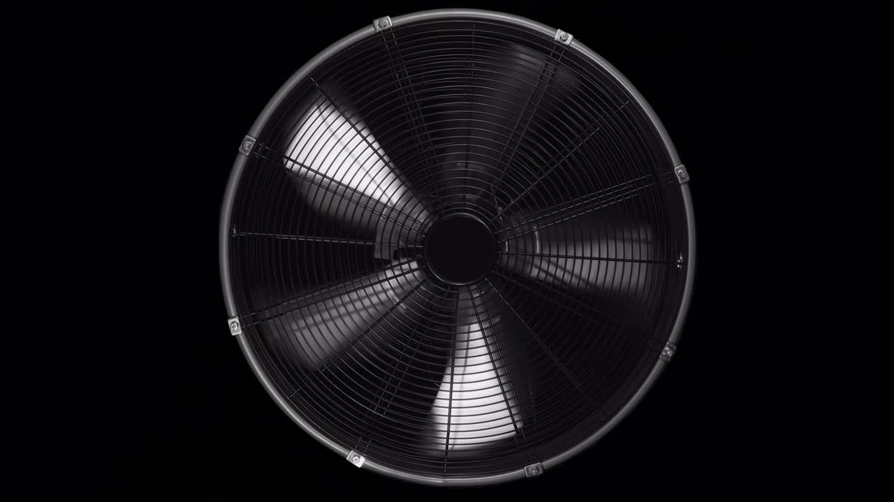 ventilador de ventilación de rotación lenta.