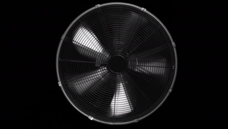slow rotating ventilation fan.