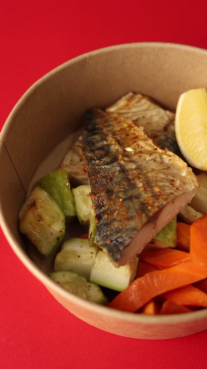 pescado a la plancha con verduras