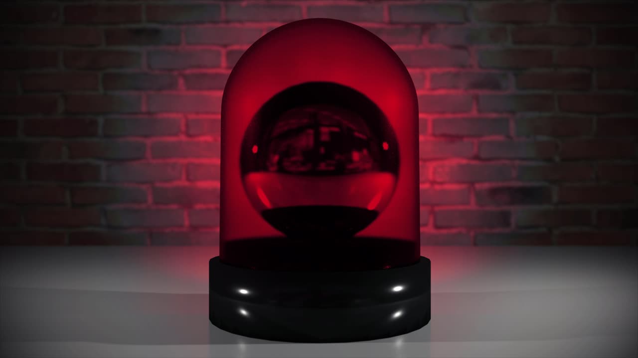 박이는 경찰 조명, 법 집행 위험 사이렌, 경찰, 범죄, 자동차, 크루저, 4k