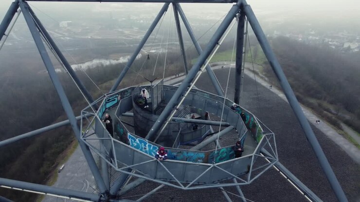 A Tower Overlooking a Landscape
