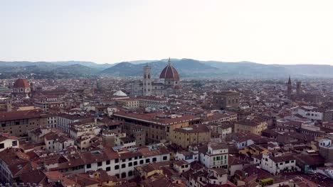 aerial panoramic view of florence and its renaissance architecture