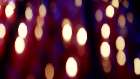 fondo bokeh abstracto borroso luz de vela. lapso de tiempo de 4k