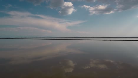 alykes the hellenic saltworks located outside of mesolongi in greece