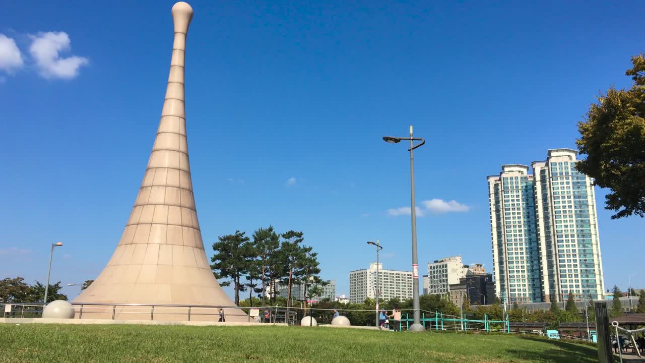 경기도 부천 호수공원에서 바라본 부천시가지