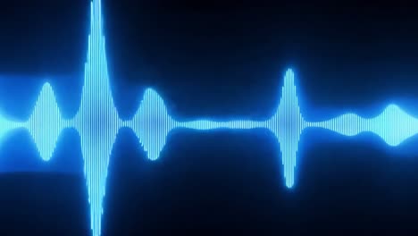 audio waveform visualization