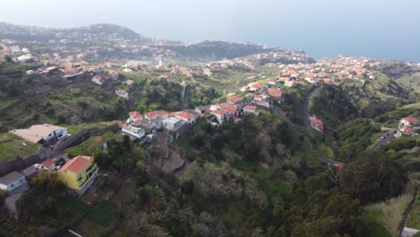 sea views looking down into ponta do sol in madeira