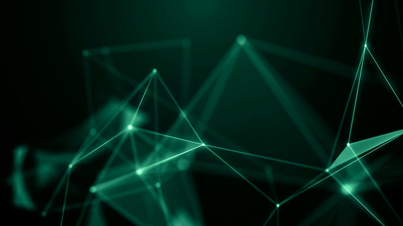 Plexus abstract network titles technology science background loop