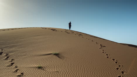 merzouga in the sahara desert in morocco