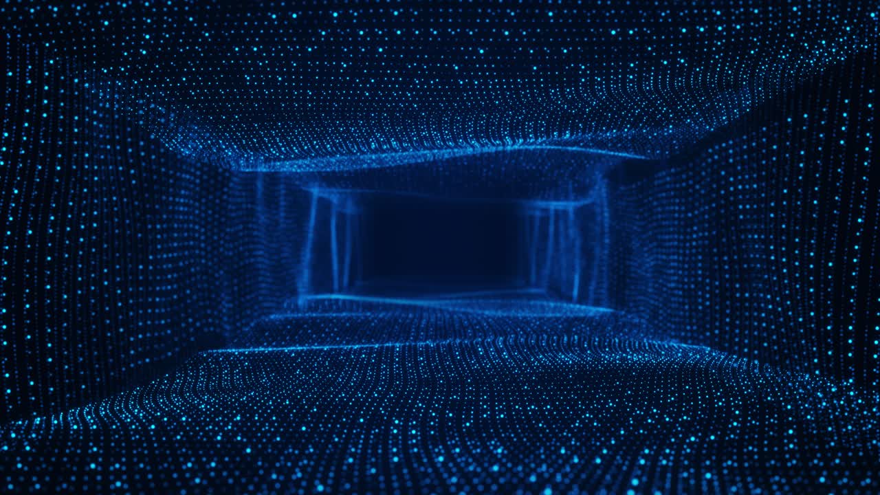 Futuristic hud interface blue digital elements grid layout technical code blue background virtual