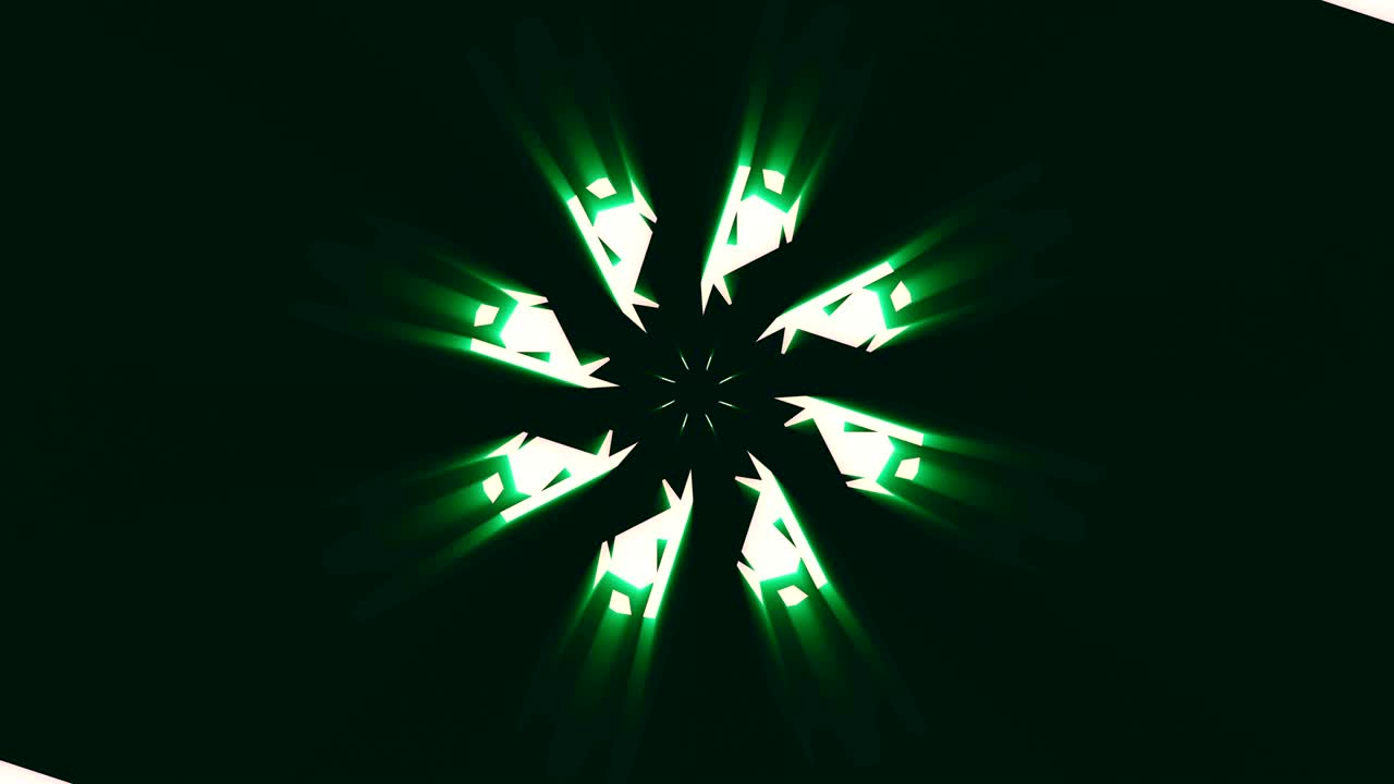 디스코 댄스 및 전자 음악 배경, 원활한 루핑 영상, 에소테릭 코스 만달라