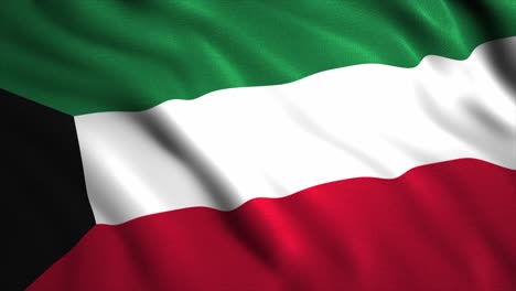 la bandera de kuwait