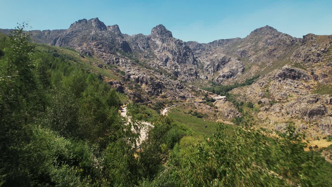 Serra da Estrela - Vista aerea del Portogallo
