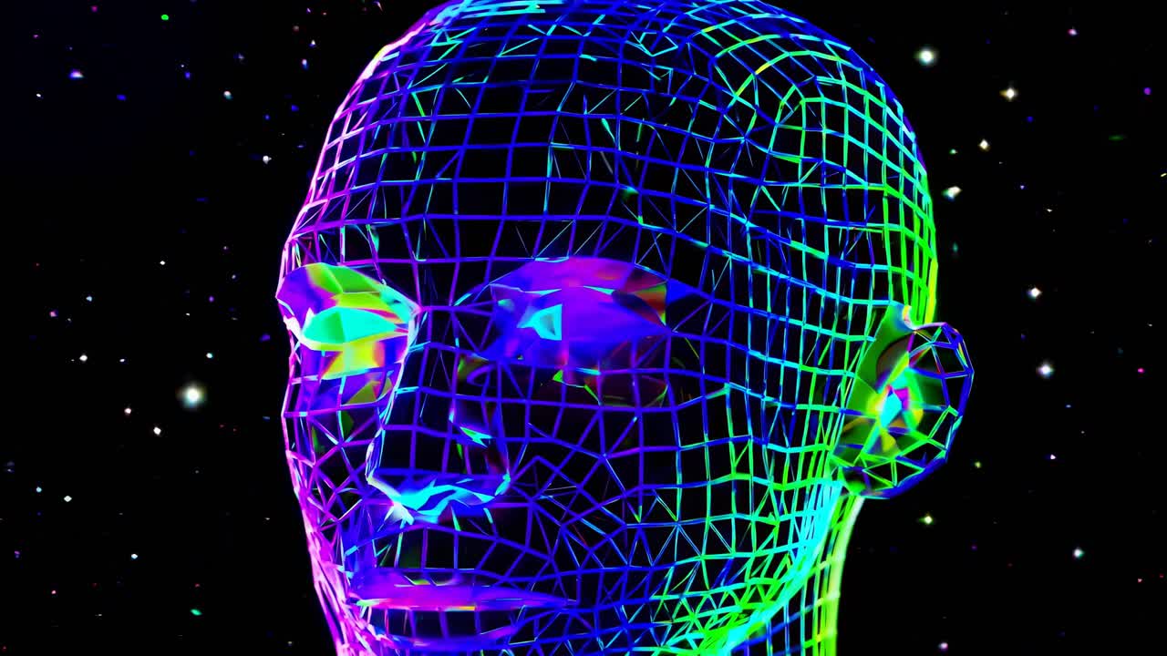 Cybernetic Head in Space