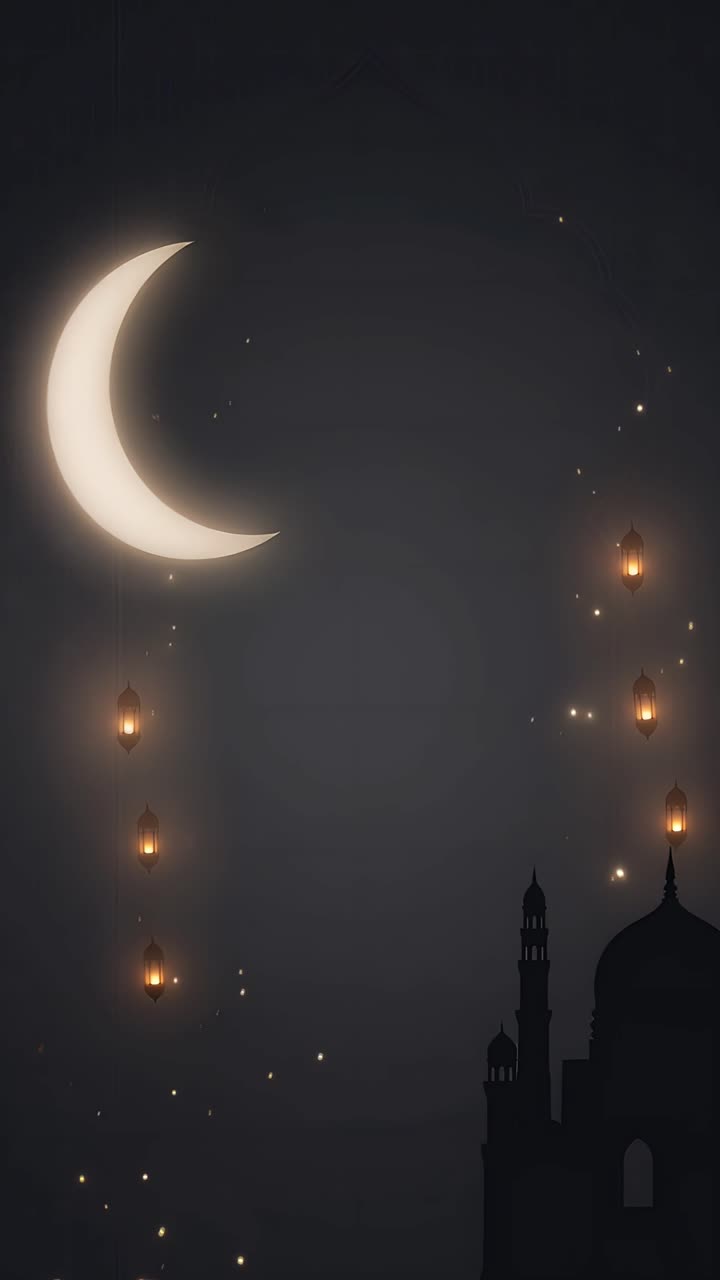 Eid al-Adha Moschea Sfondo islamico 4K