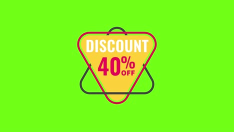 40% sale promo banner