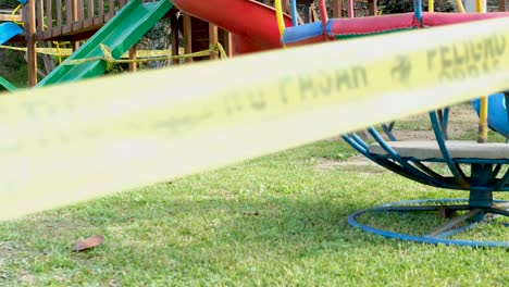 closed children's playground