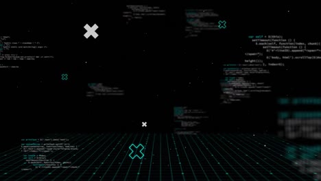 Digital data processing moving on seamless loop