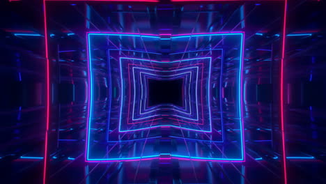 neon tunnel abstract
