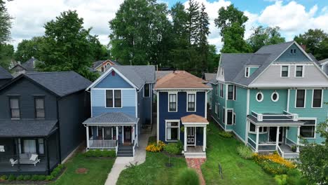 Colorful-Victorian-homes-line-a-serene-suburban-street