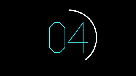 !0 seconds countdown in minimal design interface.