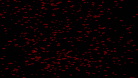 células en movimiento gráficos de movimiento con fondo nocturno