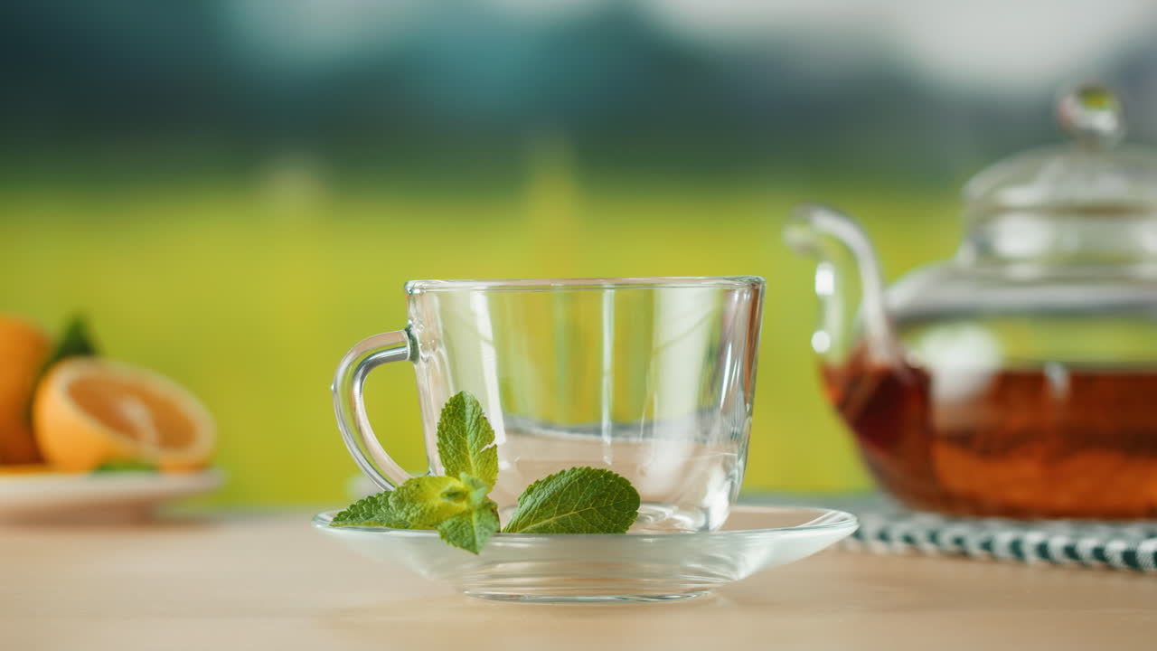 Fresh Iced Tea with Mint