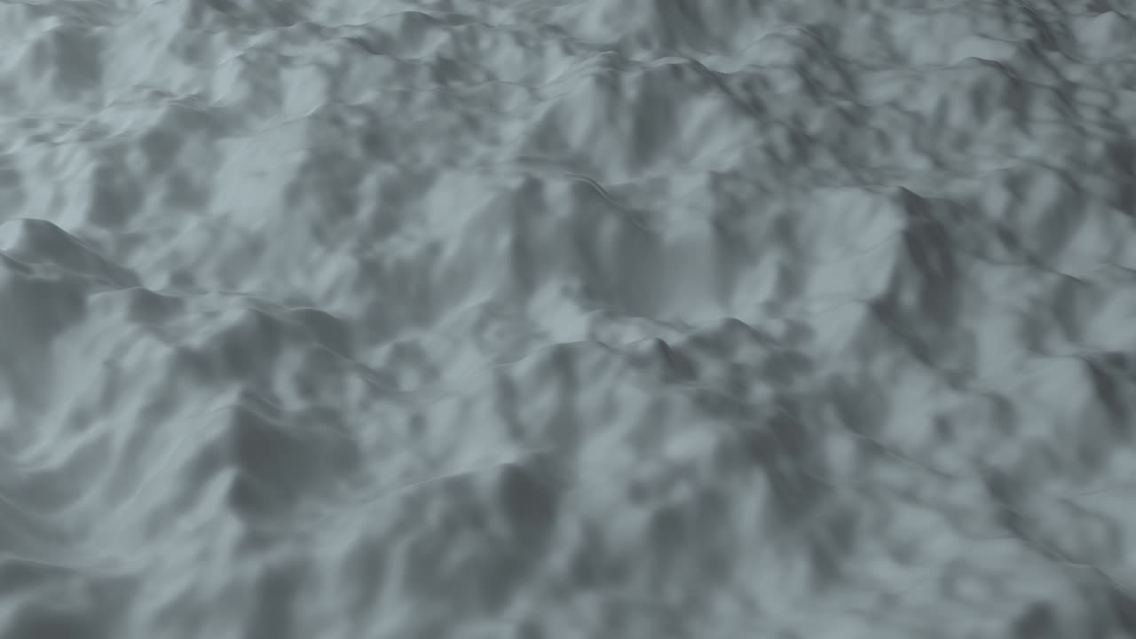 fondo abstracto con campo de ruido blanco. paisaje abstracto superficie de montaña. desplazamiento detallado. moderna plantilla de fondo para documentos, informes y presentaciones. bucle de animación 3d de 4k