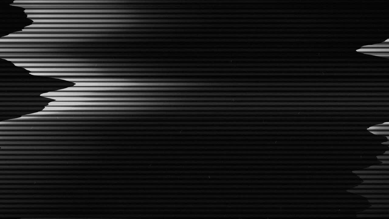 Glitch noise static television VFX effect