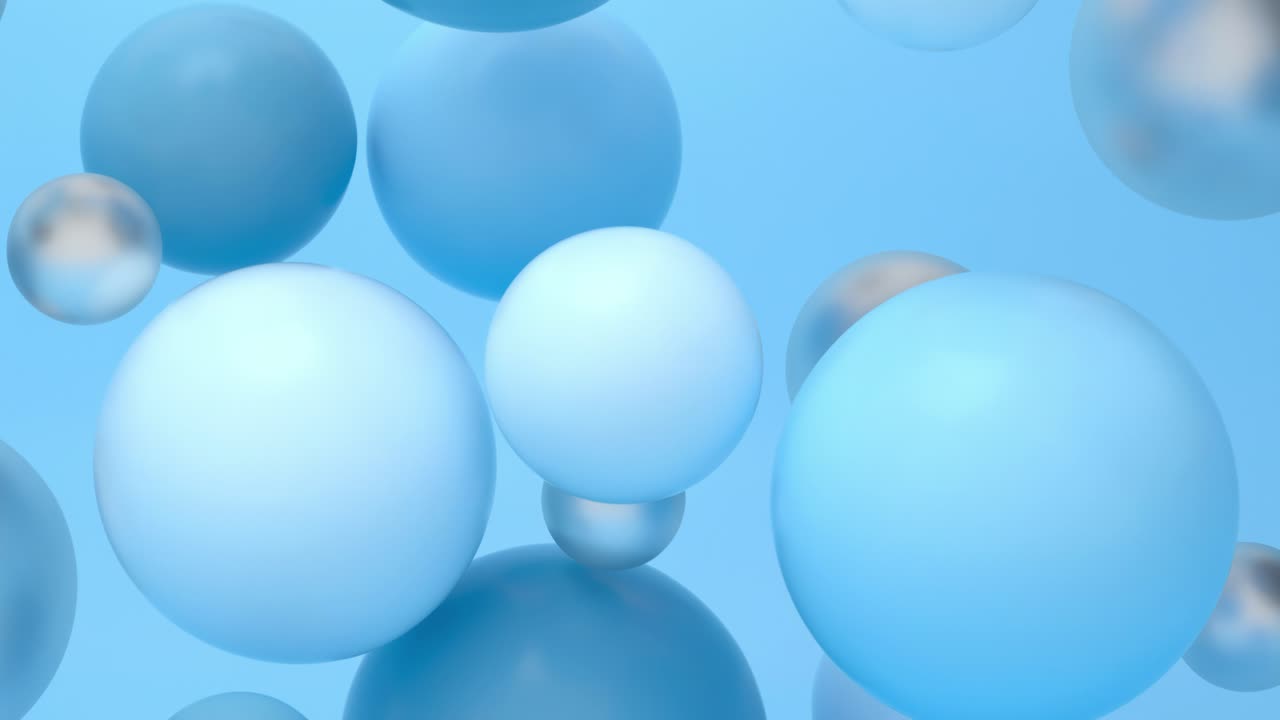 Abstract 3D spheres background