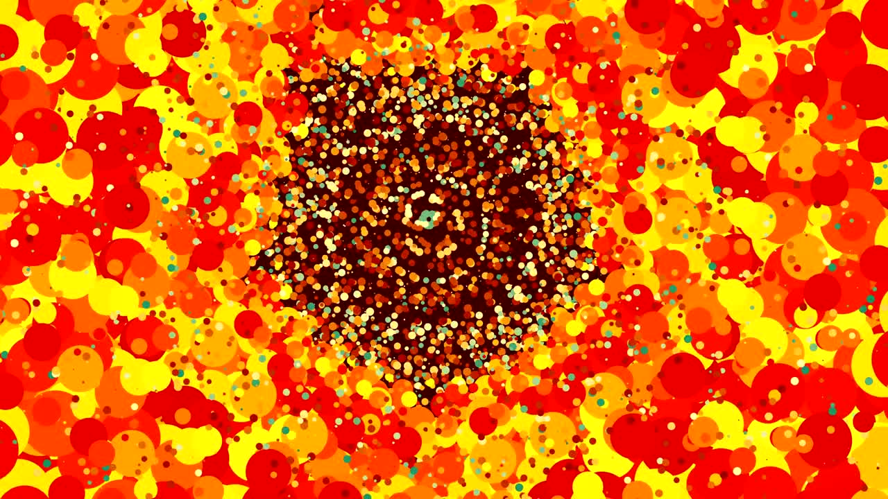 fondo animado abstracto con partículas