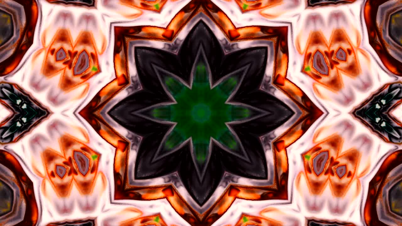 movimiento de fondo de kaleidoscopio abstractamente colorido