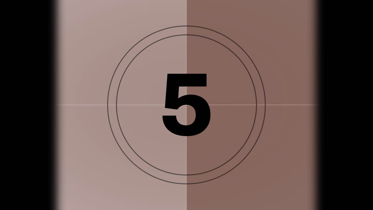 Classic Film Countdown from Ten to Zero