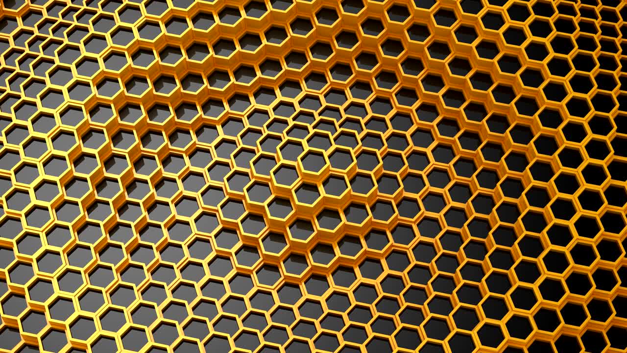 Background of Animated Hexagons