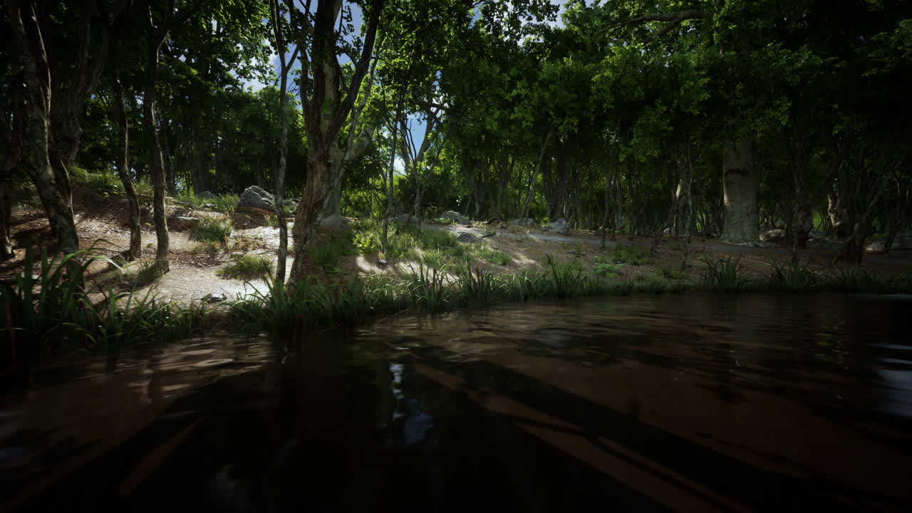 lago de montaña en el sur de austria