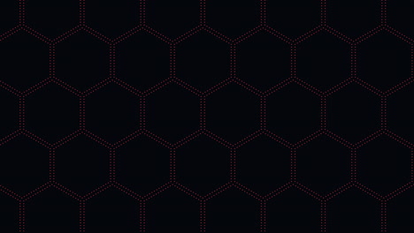 Intricate-hexagonal-pattern-on-black-background