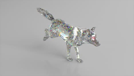 running crystal wolf